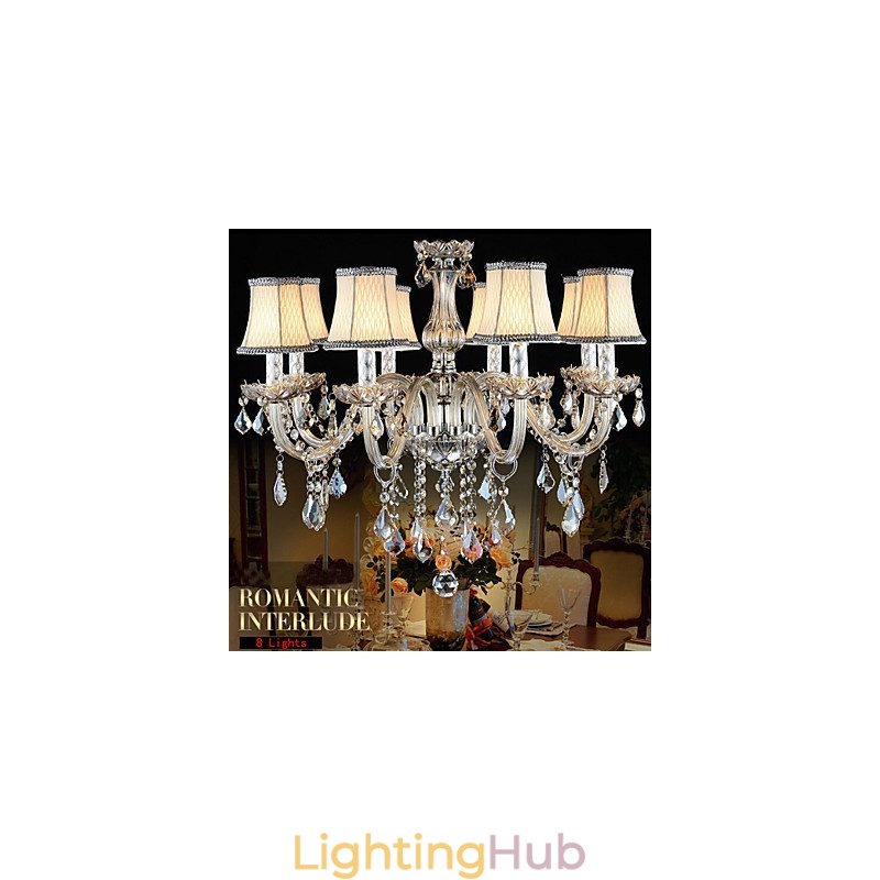 Large Crystal Chandelier 8 Arms Luxury Crystal Light Fashion Chandelier Crystal Light