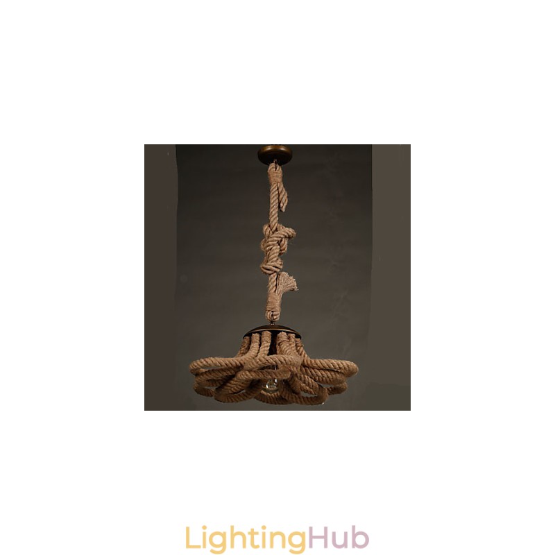 American Pastoralge Rope lamp Retro