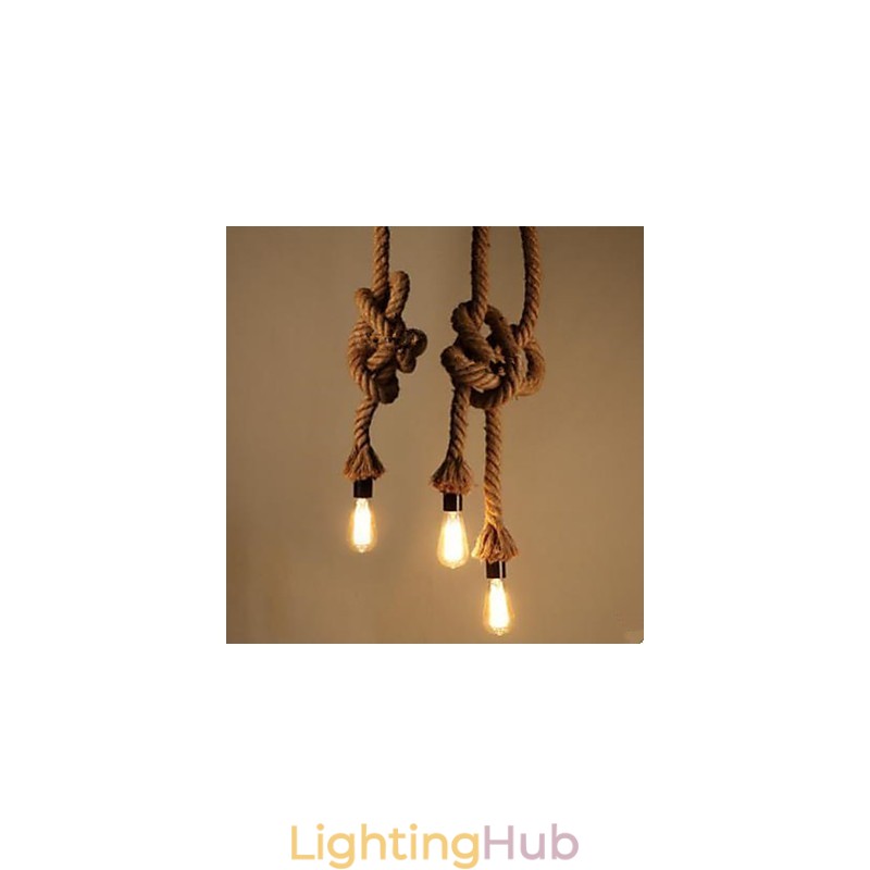 Creative Hemp Rope Chandelier
