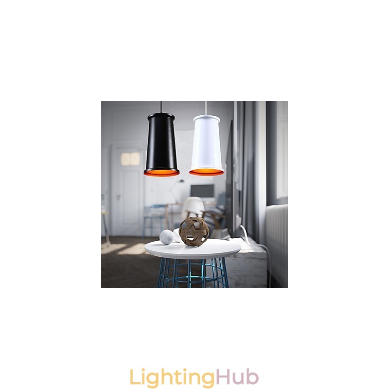 Classic Rustic Vintage Mini Style Painting Metal Pendant Light