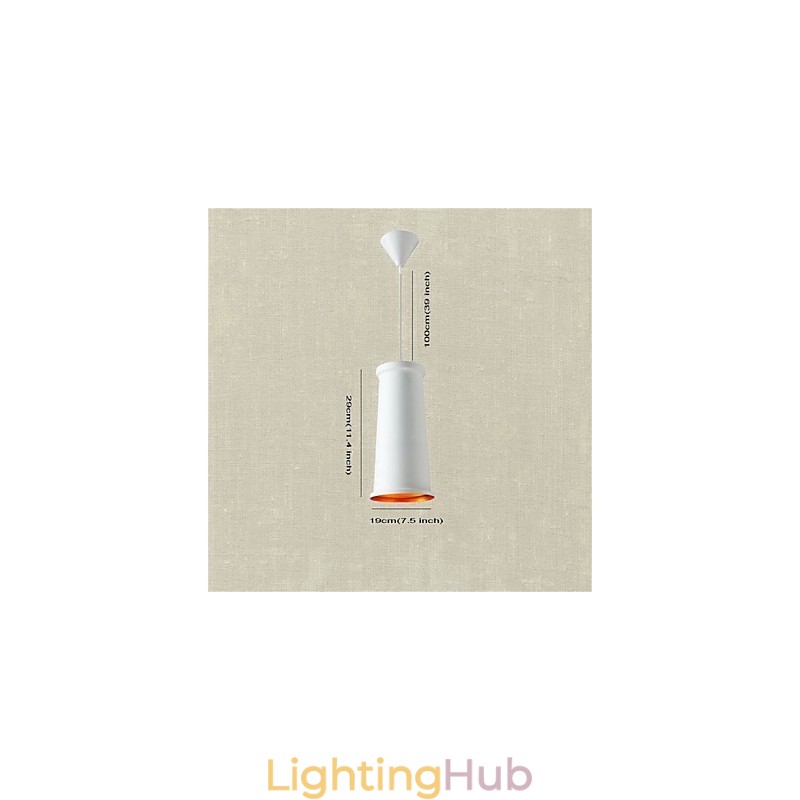 Classic Rustic Vintage Mini Style Painting Metal Pendant Light
