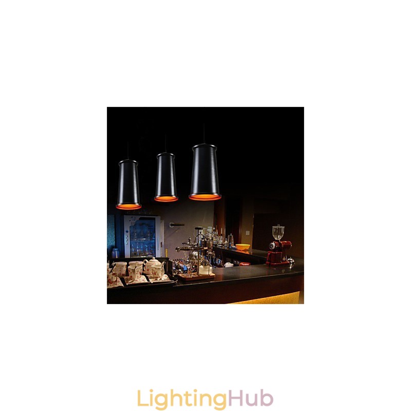 Classic Rustic Vintage Mini Style Painting Metal Pendant Light
