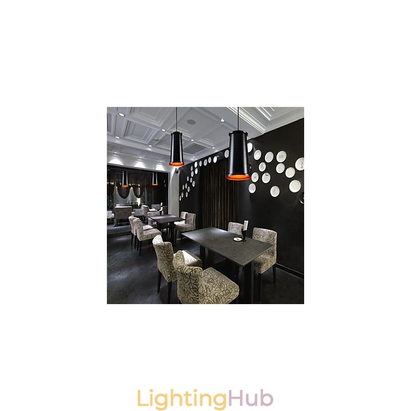 Classic Rustic Vintage Mini Style Painting Metal Pendant Light