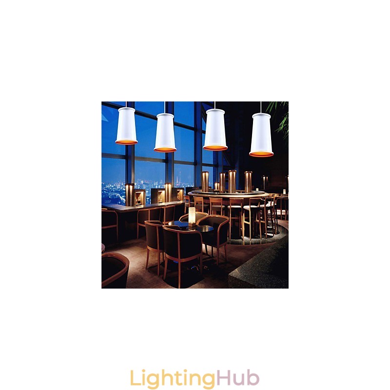 Classic Rustic Vintage Mini Style Painting Metal Pendant Light