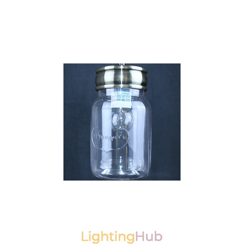 Country Electroplated Glass Pendant Light Garage