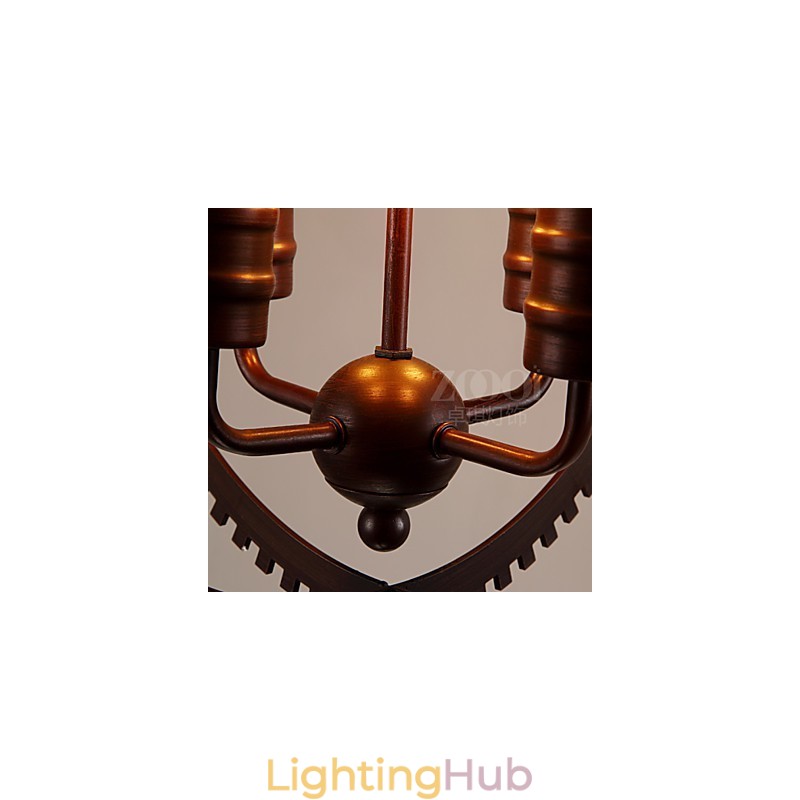 Creative Retro Pendant Lamps American country wrought iron Chandelier