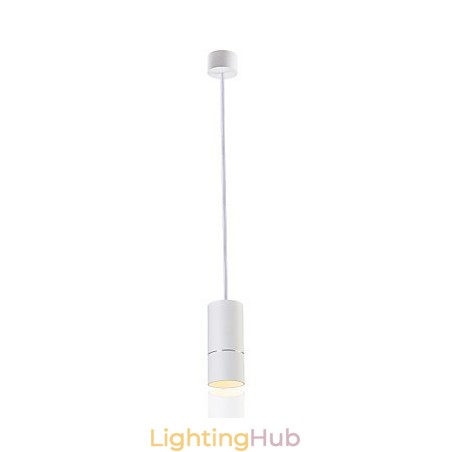 GE 05032 8W 136mm 1 Light Mini Pendant light Powdered White with Aluminium GE 05032 8W 136mm 1 Light Mini Pendant light Powdered White with Aluminium