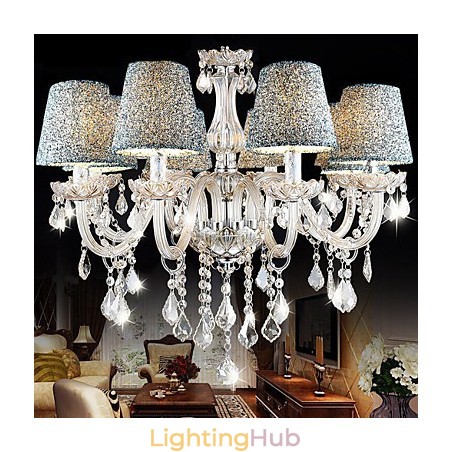K9 Transparent Crystal Chandelier Shade Included K9 Transparent Crystal Chandelier Shade Included
