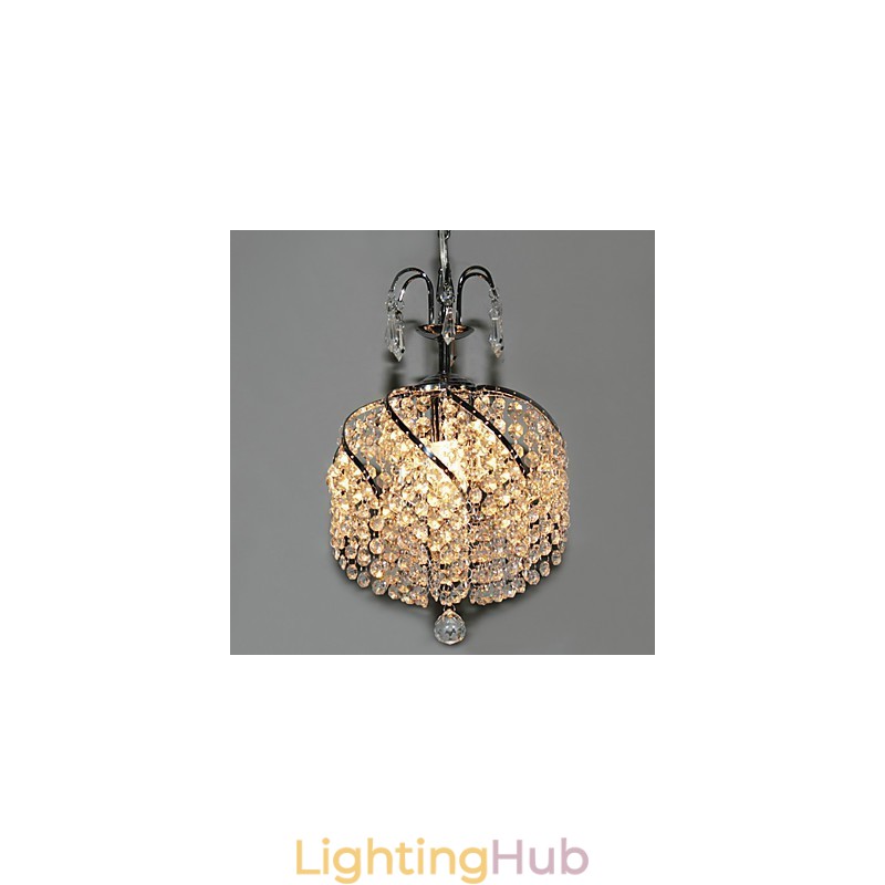 Stylish Crystal Pendant Light with 1 Light