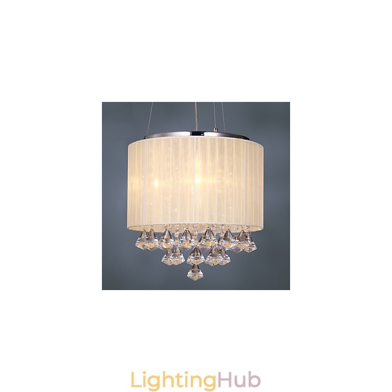 Elegant Crystal Pendant Light with 4 Lights