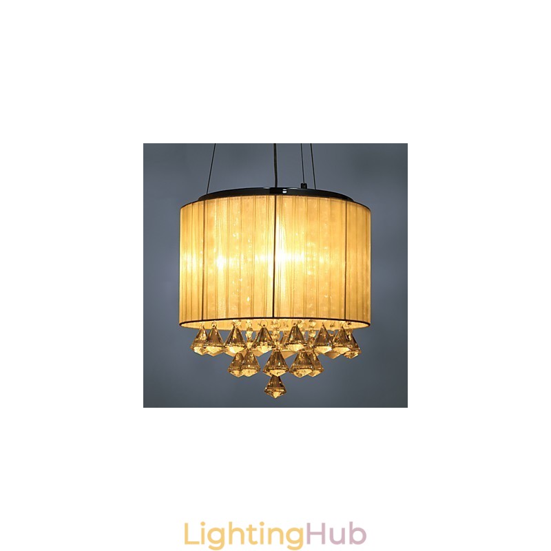 Elegant Crystal Pendant Light with 4 Lights