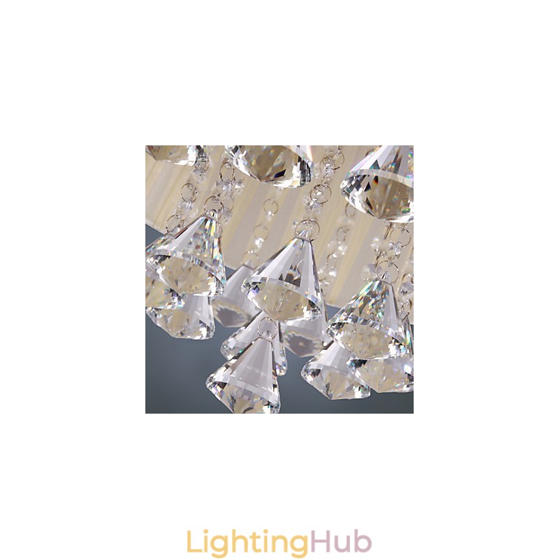 Elegant Crystal Pendant Light with 4 Lights