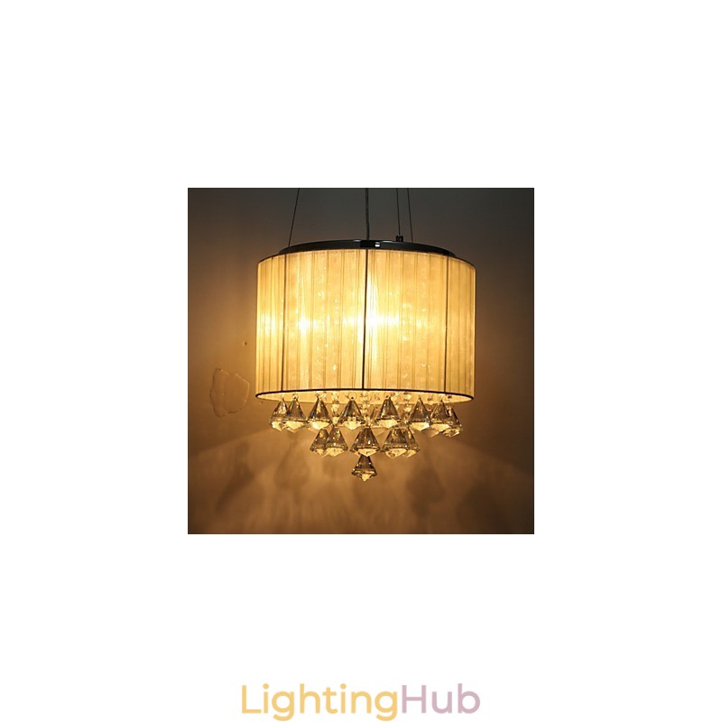 Elegant Crystal Pendant Light with 4 Lights