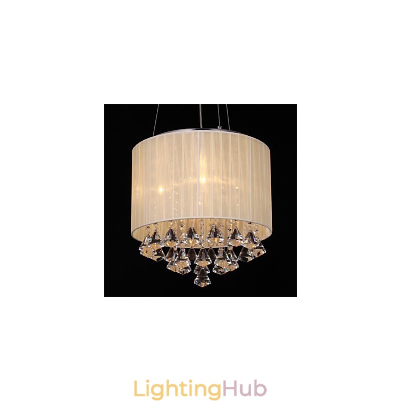 Elegant Crystal Pendant Light with 4 Lights