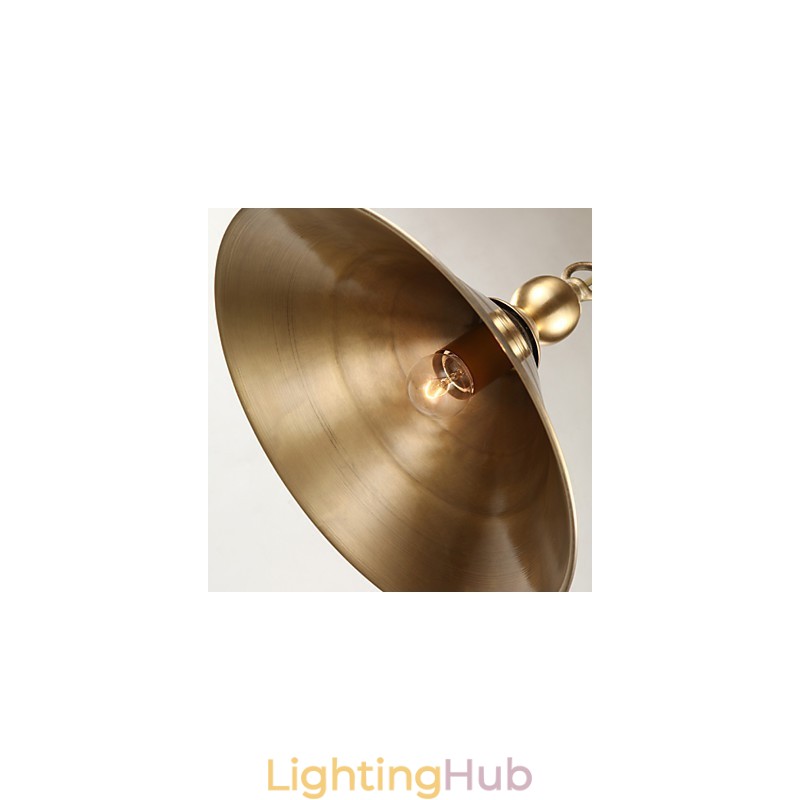 Pure Brass Pendant Light Mini Style Traditional Classic Metal