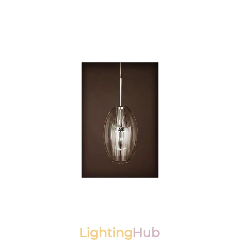 Modern Contemporary Traditional Classic Drum Chrome Metal Pendant Light