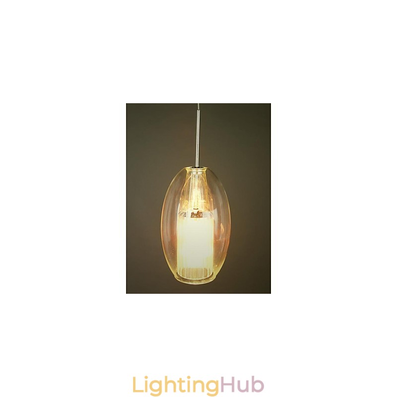 Modern Contemporary Traditional Classic Drum Chrome Metal Pendant Light