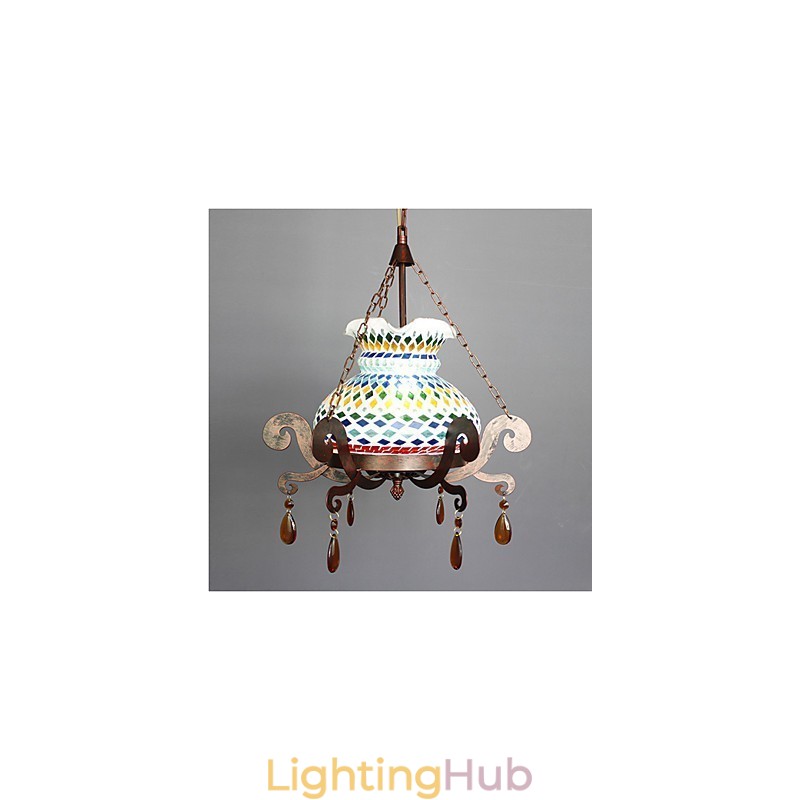 One Seat Pastoral Industrial Art Single Vintage Chandelier