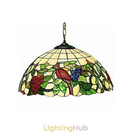 Grapes and Birds 2 light Pendant Light Grapes and Birds 2 light Pendant Light