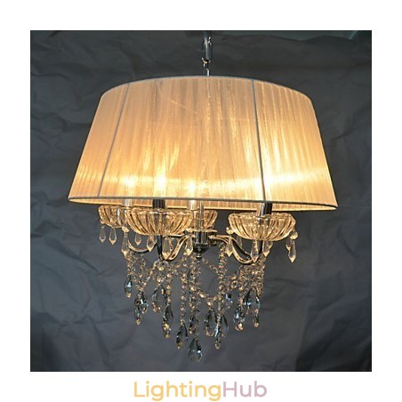 Dainty Chic 5 Lights Pendant Pattern With Blossom Dainty Chic 5 Lights Pendant Pattern With Blossom