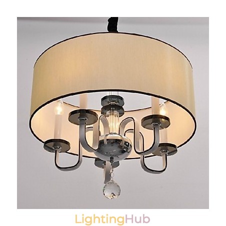 Modern Contemporary Crystal Chrome Metal Pendant Light Modern Contemporary Crystal Chrome Metal Pendant Light