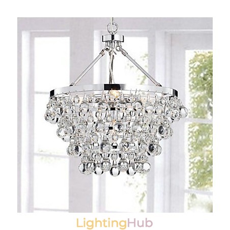Traditional Classic Crystal Chrome Metal Chandelier Traditional Classic Crystal Chrome Metal Chandelier