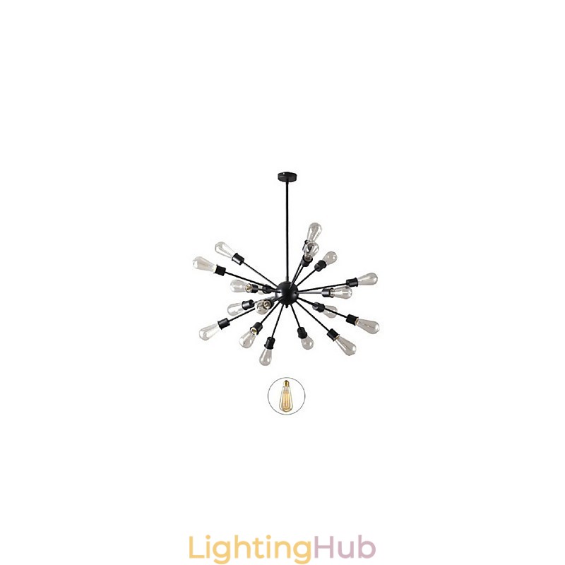 Modern 20 Light Pendant Light in Radial Feature