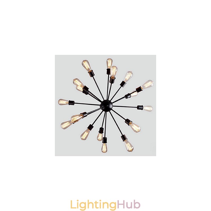 Modern 20 Light Pendant Light in Radial Feature