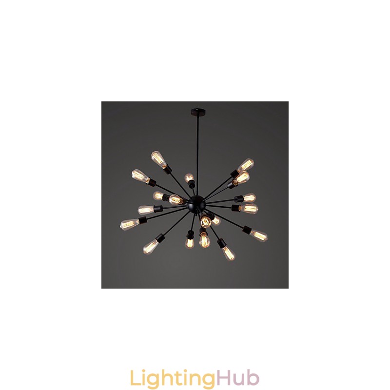Modern 20 Light Pendant Light in Radial Feature