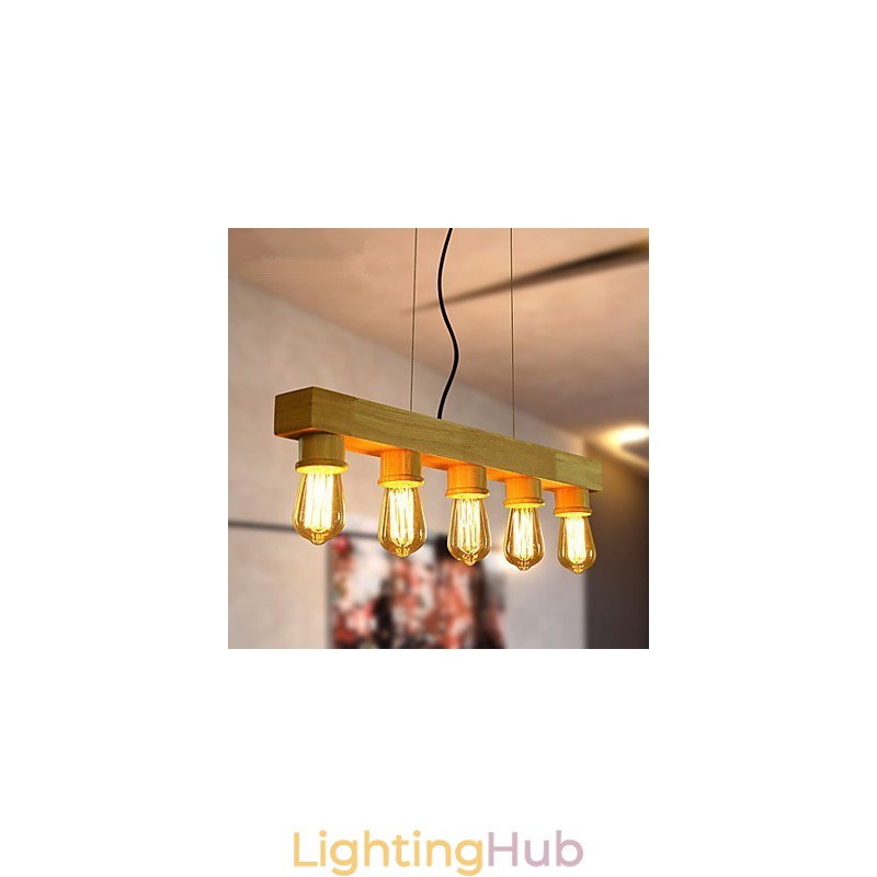Pendant Lights Country Wood Bamboo