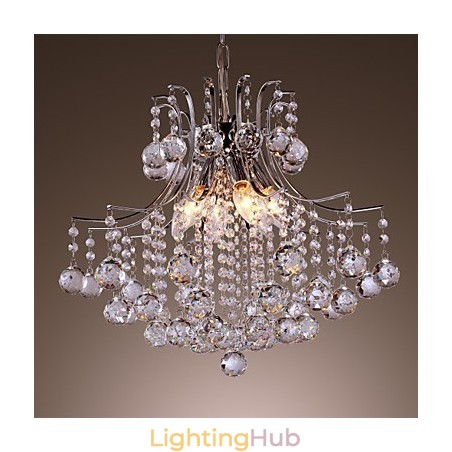 Modern Contemporary Crystal Mini Style Electroplated Metal Pendant Light Modern Contemporary Crystal Mini Style Electroplated Metal Pendant Light