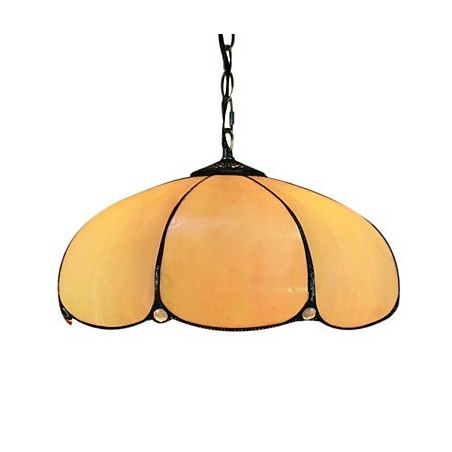 2 Light Pendent Lights in Orange