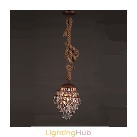 Retro lounge Hemp Industrial Wind Imitation Crystal Chandelier Retro lounge Hemp Industrial Wind Imitation Crystal Chandelier