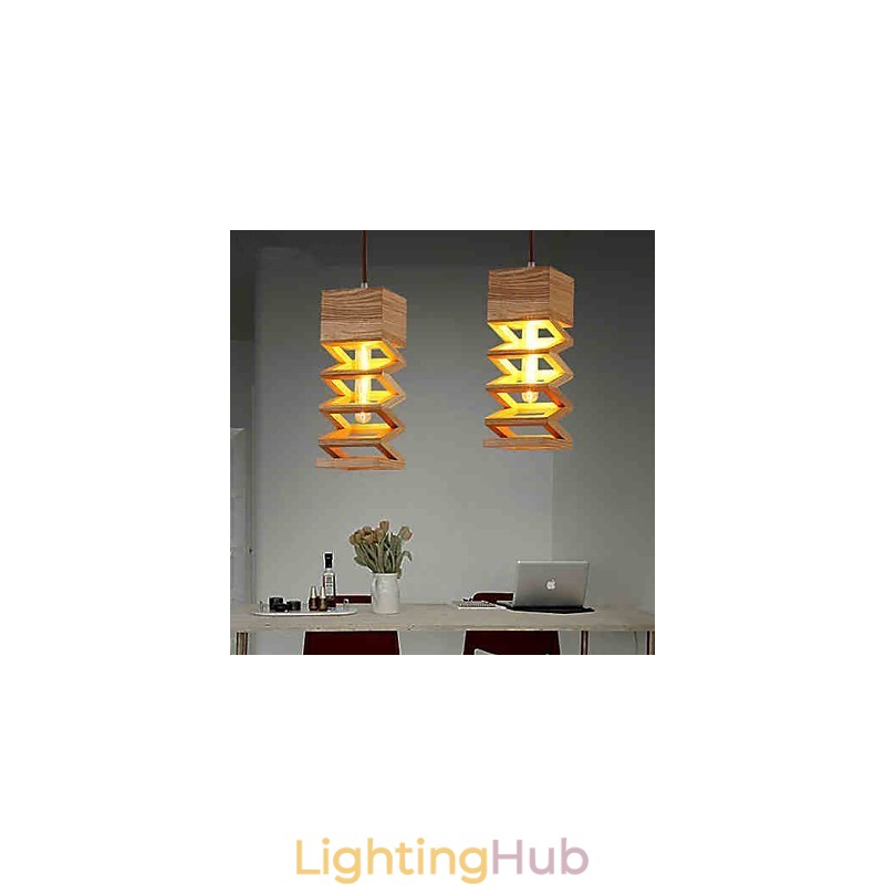 Pendant Lights Country Wood Bamboo