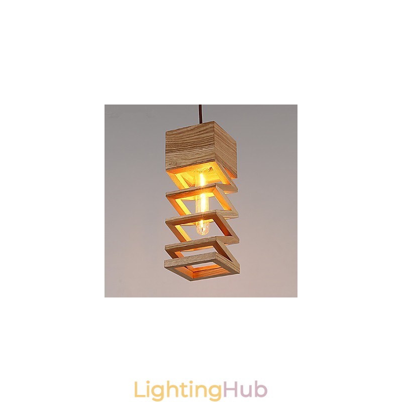 Pendant Lights Country Wood Bamboo
