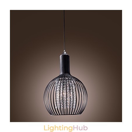 Modern Contemporary Lantern Crystal Mini Style Electroplated Pendant Light Modern Contemporary Lantern Crystal Mini Style Electroplated Pendant Light