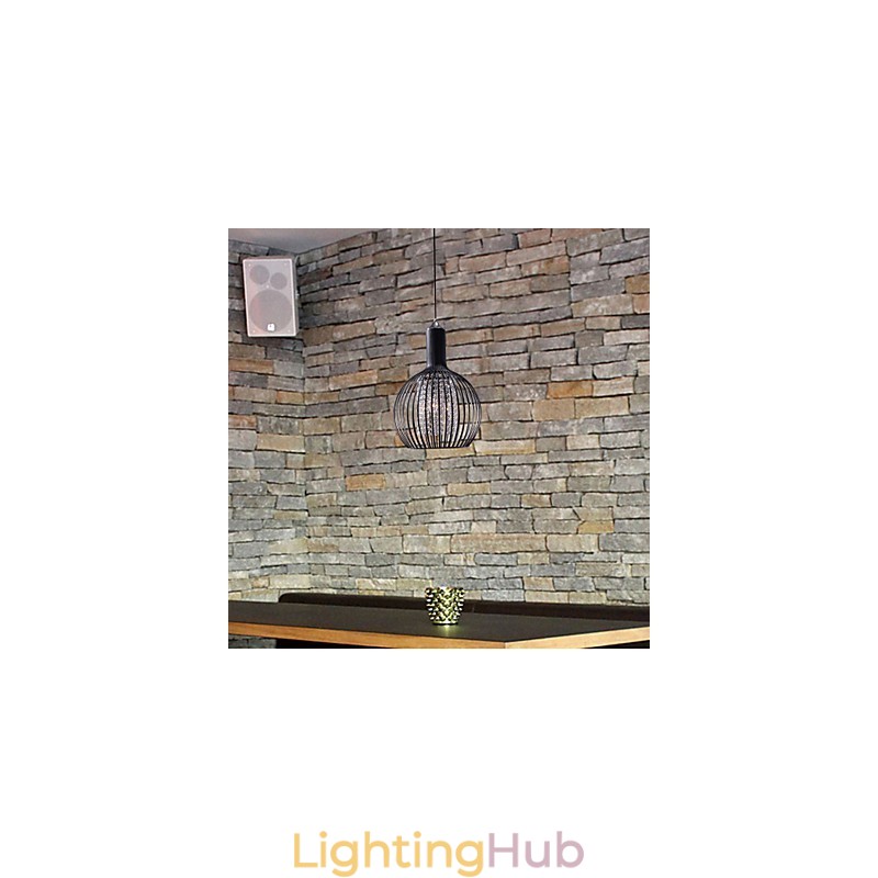 Modern Contemporary Lantern Crystal Mini Style Electroplated Pendant Light