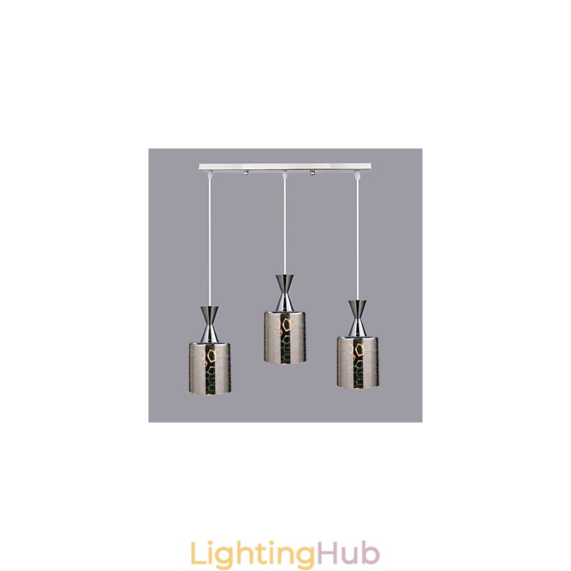Dream laser Engraving Chrome plated lamp 3 Straight