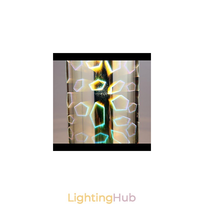 Dream laser Engraving Chrome Plated lamp 3 Straight
