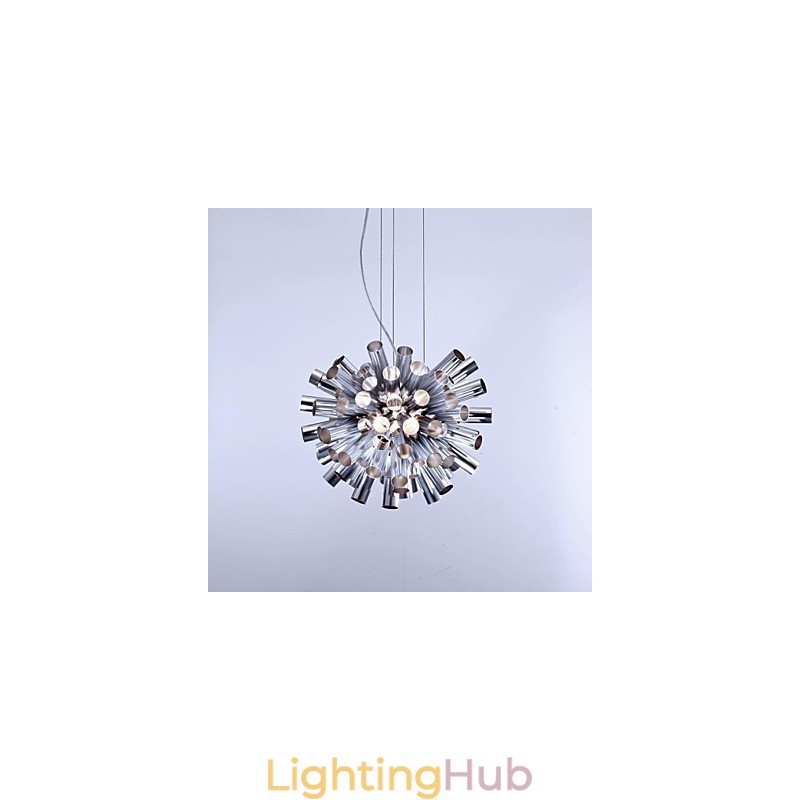 Modern Contemporary Brushed Metal Pendant Light