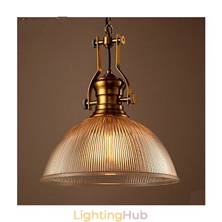 American Retro European Single Head Clear Glass Chandelier American Retro European Single Head Clear Glass Chandelier