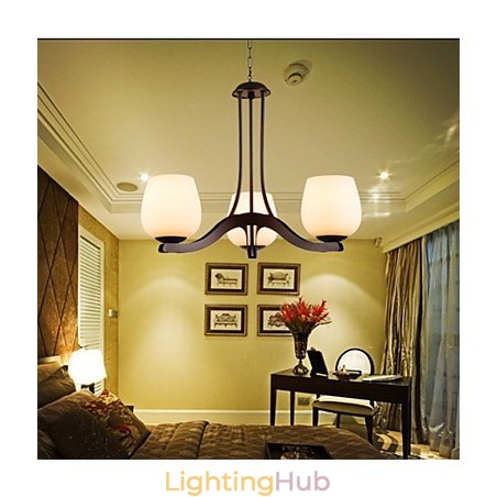 Traditional Classic Retro Mini Style Painting Metal Chandelier Traditional Classic Retro Mini Style Painting Metal Chandelier