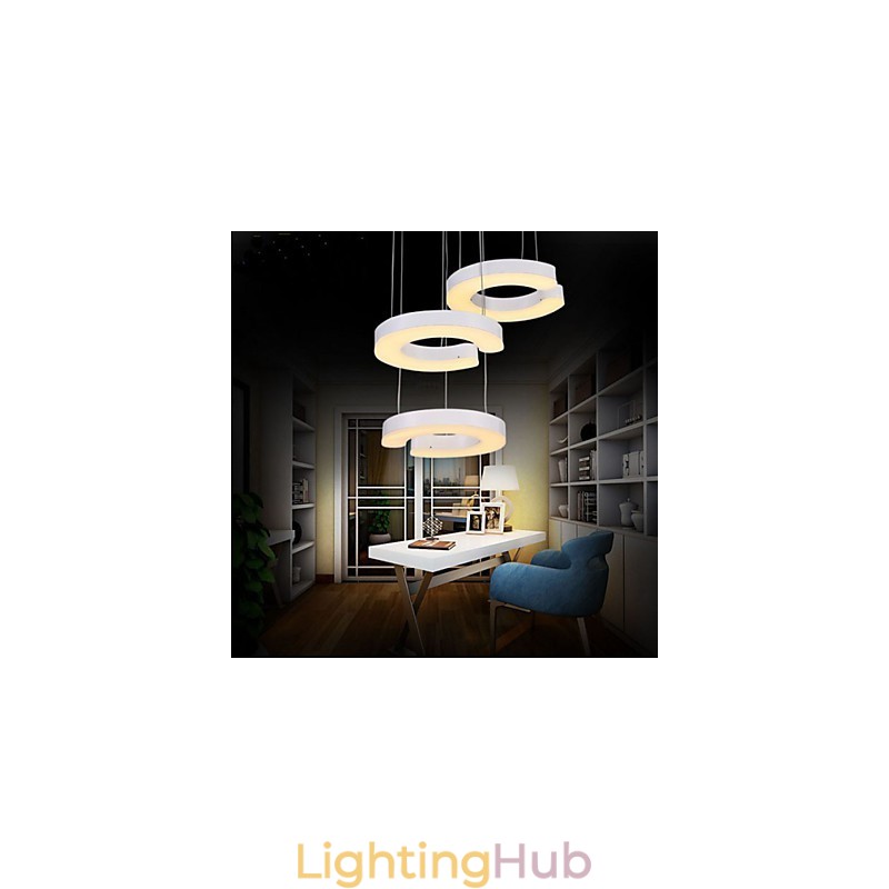 Three C Type Acrylic Chandelier Chandelier