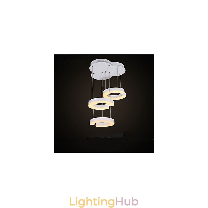 Three C Type Acrylic Chandelier Chandelier