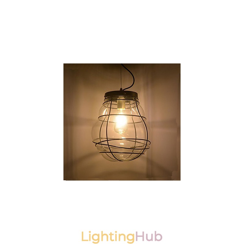 Northern Europe Simple Modern Creative Glass Retro Pendant Lamp