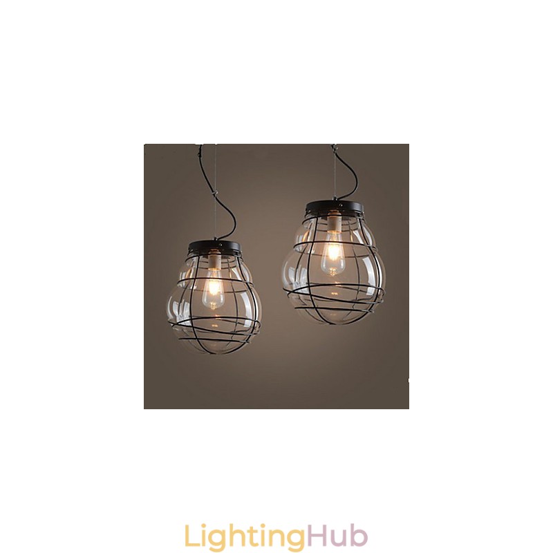 Northern Europe Simple Modern Creative Glass Retro Pendant Lamp