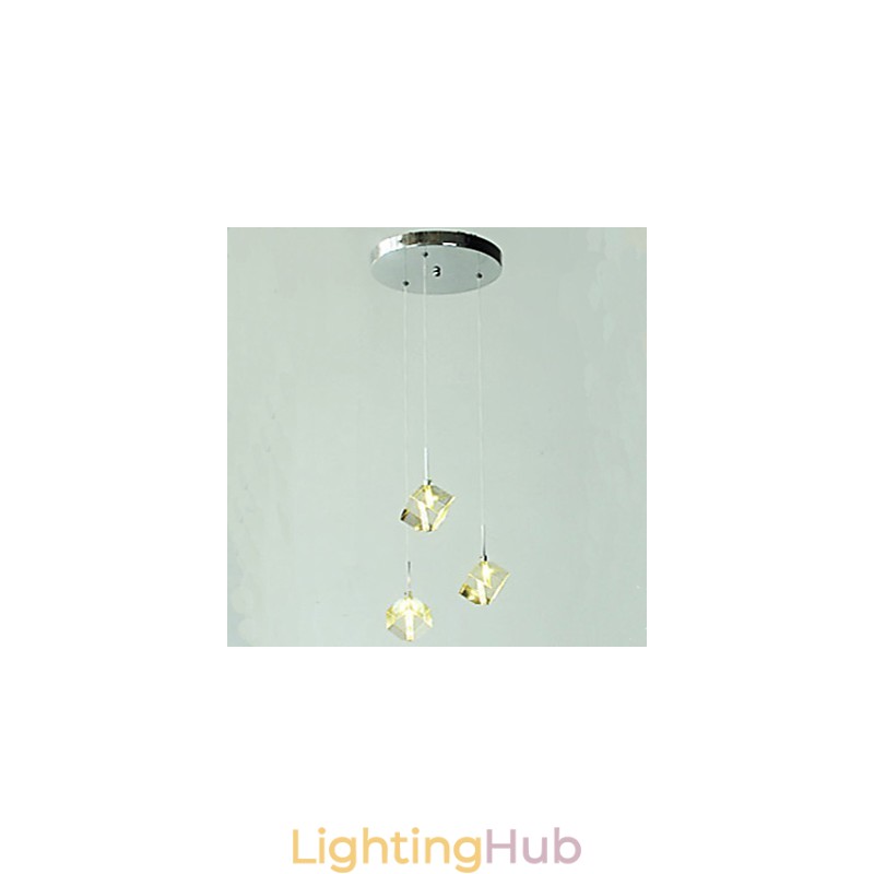 Fashion Crystal Lamp Three Head Crystal Pendant
