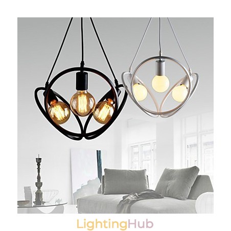 3 Lights Chandelier Pendant Light Traditional Classic Retro Metal 3 Lights Chandelier Pendant Light Traditional Classic Retro Metal