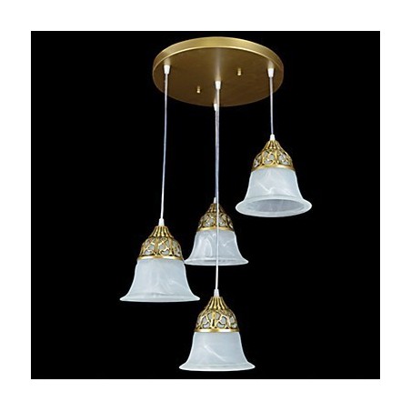 Traditional Classic Rustic Lodge Retro Bronze Metal Pendant Light Traditional Classic Rustic Lodge Retro Bronze Metal Pendant Light