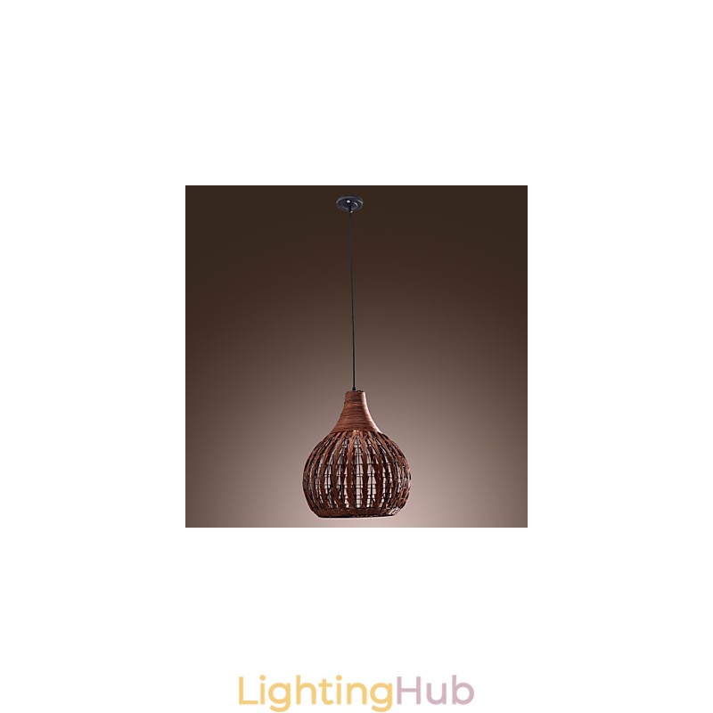 Lantern Country Mini Style Painting Pendant Light